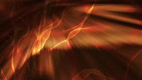 Fantastic Animated Shapes Of Light, Nebula And Particles