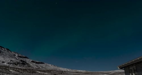 time lapse of northern lights in iceland