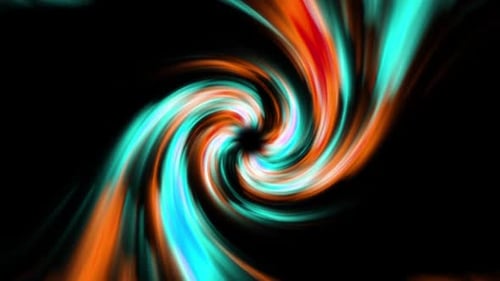 Swirly voxel tunnel background 4K screen