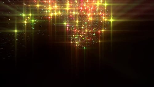 Festive Sparkling Glitter and Light Streaks Background