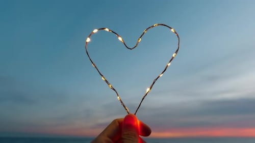 Un cœur brillant pour la Saint-Valentin