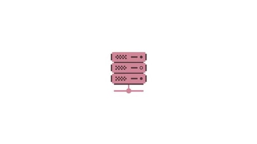 Web Hosting symbol icon animation video