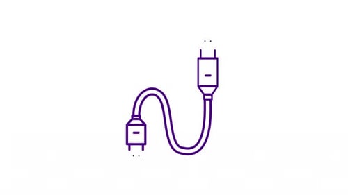 Animiertes USB-Symbol
