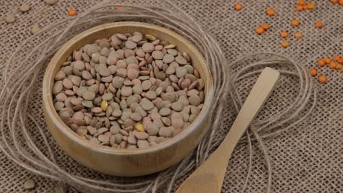 Green Lentils Food