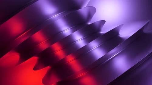 Abstract Purple Red Metal Spiral Design Geometric Background Texture Light