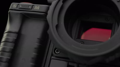 Close Up Of Digital Camera Sensor
