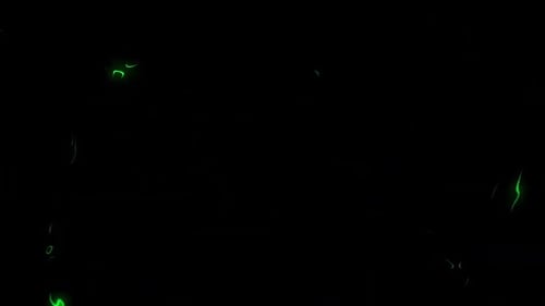 Glowing Green Animation Motion Background Video