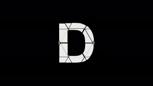 Fragmented D Letter Reveal Animation
