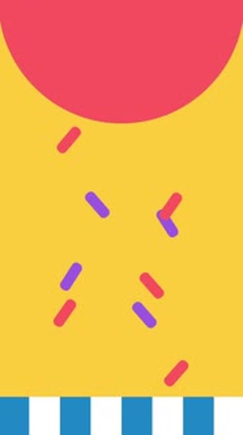 Loop Bright Simple Modern Vertical Abstract Summer Pattern Abstract Summer Geometric Background