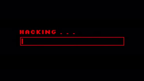 Hacking In Progress Security Breach