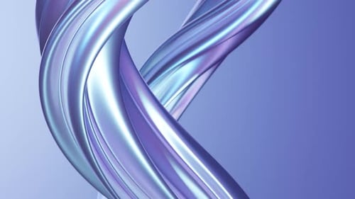 Animación abstracta de bucle ondulado. Fondo renderizado en 3D, formas fluidas, fluidas y retorcidas