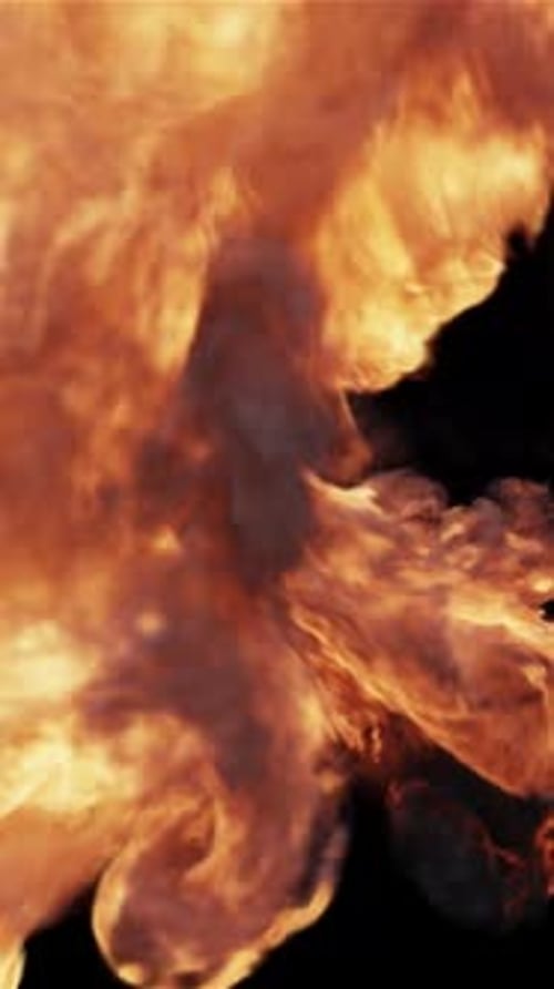 Fire Explosion Transition Vertical Alpha Channel (2)