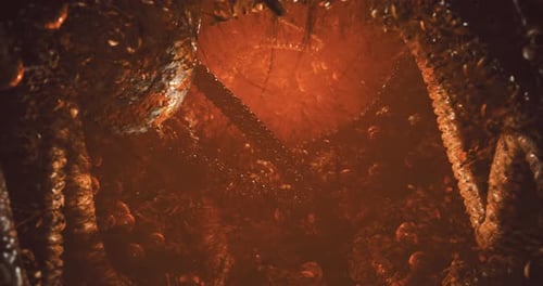 Abstract Surreal Organic Background Loop
