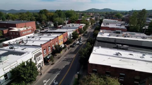 Franklin Tennessee slow aerial pullout