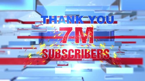 7M Subscribers Celebration String