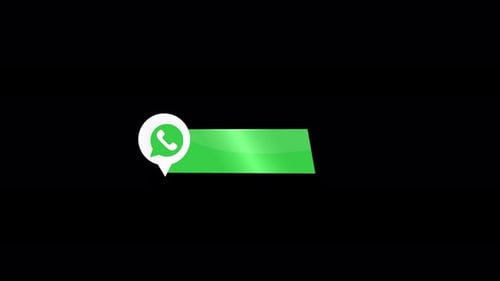 Whatsapp Modern Lower Third Alpha Channel 4K