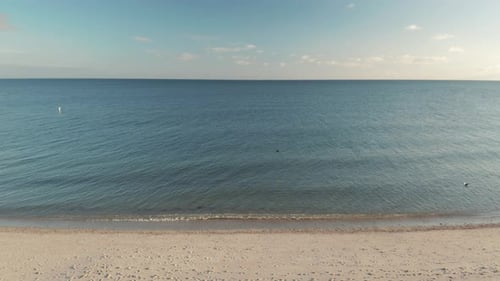 4K Drone Beach Golden Hour Cape Cod