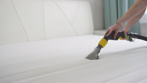 Mattress Dry Cleaning Dry Cleaning at Home Closeup