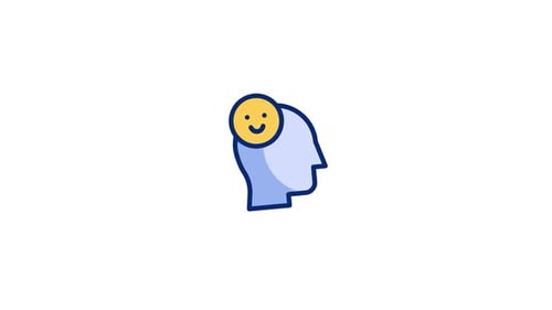 Emotionales animiertes Symbol