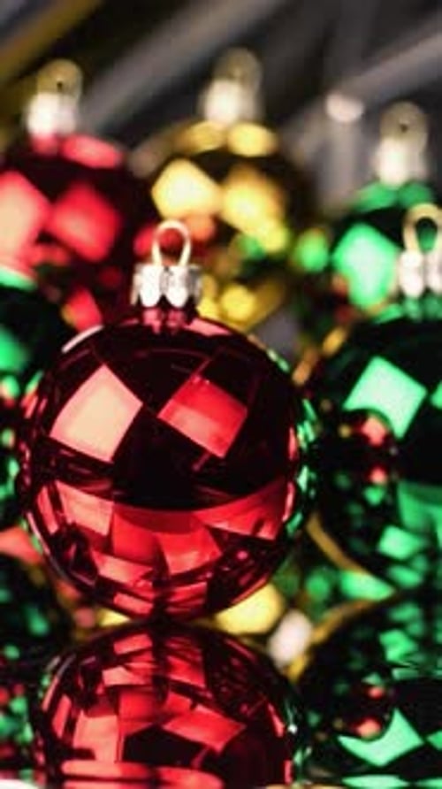 Shiny Christmas Ornaments