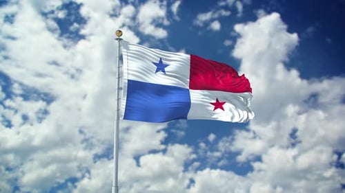 Panama Realistic Waving 4k