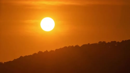 Time lapse of majestic sunset or sunrise landscape beautiful cloud and sky nature landscape scence.