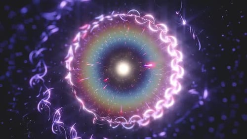 Magischer Space Ring, cooler Bewegungshintergrund