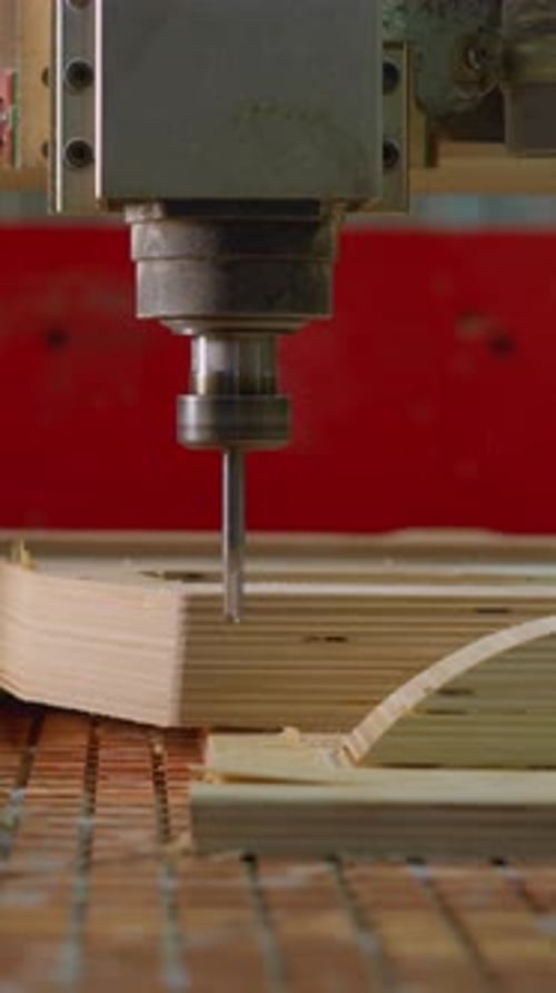 CNC Router Precision Carving on Plywood