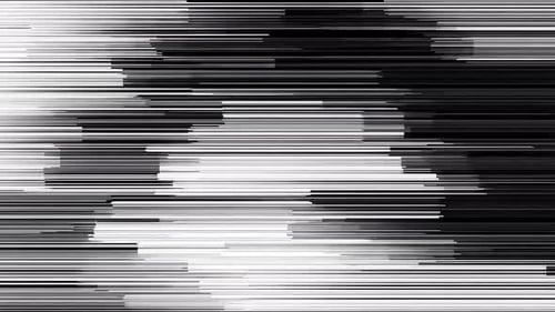 Digital Glitch Horizontal Line Abstract Loop Background