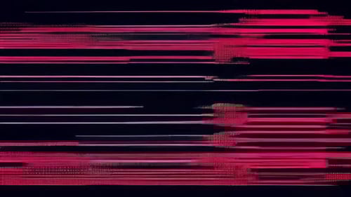 Digital Glitch Horizontal Noise Data Lines Background