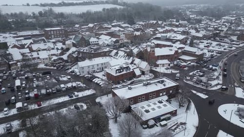 British Snow City 4k