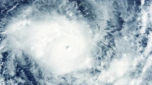 Hurricane Storm Tornado Satellite View