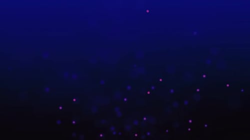 Colorful Glow Particles Animation Loop
