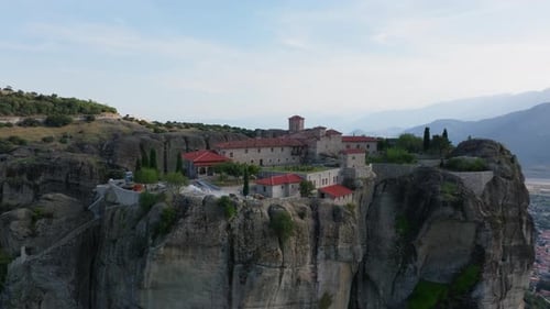 Holy Monastery of the Great Meteoron Transfiguration of the Saviour Perched on a Dramatic Rock