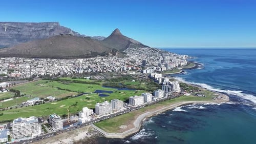 Green Point At Cape Town In Western Cape South Africa.