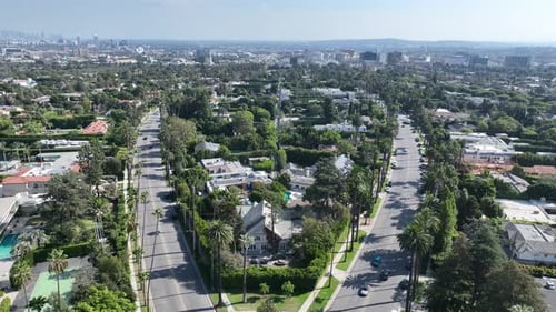 Beverly Hills at Los Angeles in California United States.