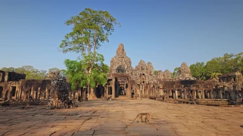 Bayon Temple, Ancient Ruins of Angkor Wat Cambodia
