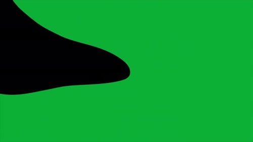 Green Abstract Blob Shape Design Element Liquid