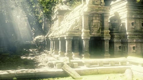 Ancient Temple Exploration Journey Through Mysterious Overgrown Sanctuary