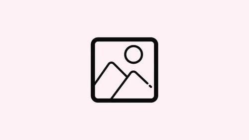 Flat Design Image Icon Reveal Animation