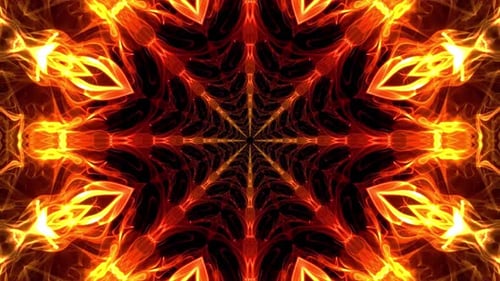 Abstract Fire Background Loop