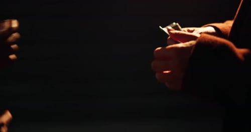 Shady Exchange of Cash for Unknown Contents