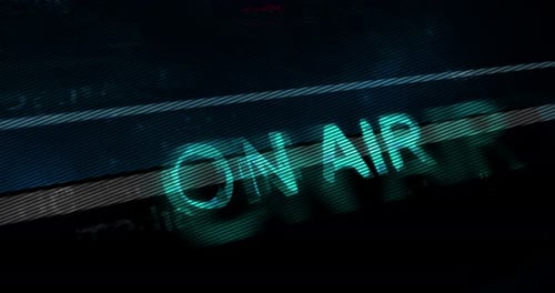 On air symbol abstract concept