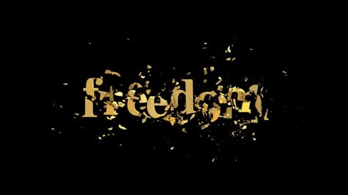 Golden Text Shattering Dynamic Disintegration Effect