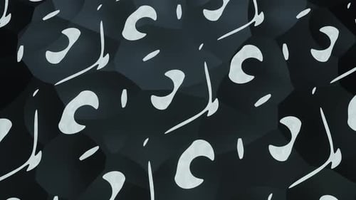 Abstract Organic Morphing Shapes Seamless Loop Background