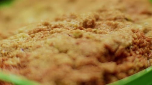 Close Up of Raw Crushed Apple Puree