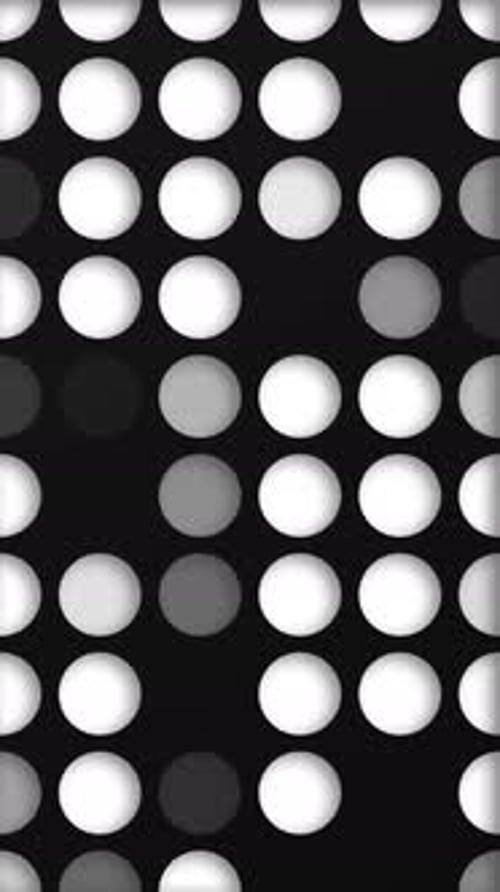 Black and White Circle Pattern Background