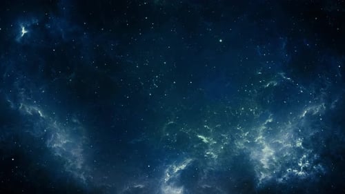 3D-Animation Weltraumflug zum Helixnebel Tiefer Nebel in Space Flare