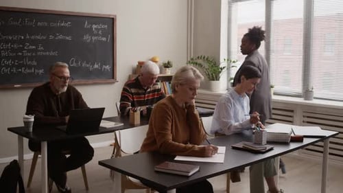 Adults Learning Technology Skills in a Classroom Setting