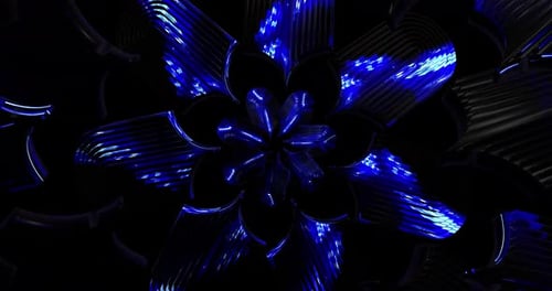 Animation en boucle de tunnel de couleur abstraite 4K VJ 49